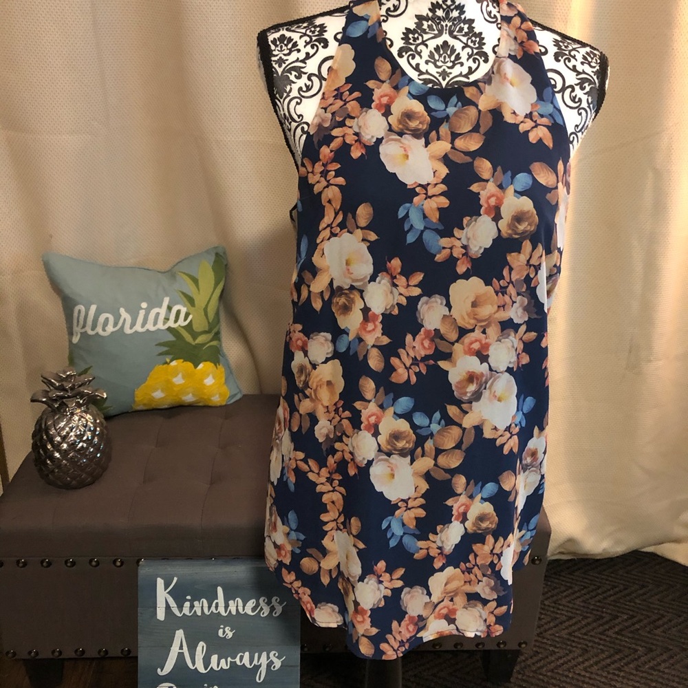 💙J Crew💙 Floral Tank